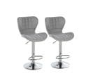 Lot De 2 Tabourets Volta Gris