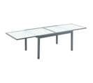 Table De Jardin Extensible Sonia Blanche Et Grise