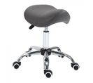 Tabouret De Massage Lili Gris Chromé