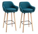 Lot De 2 Tabourets De Bar Bleu Gabrielle Canard