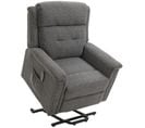 Fauteuil Relaxant Releveur Andy Gris Chiné