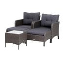 Ensemble De Jardin Duo Orphee Gris