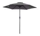 Parasol Design Inclinable Jorge Gris Et Noir