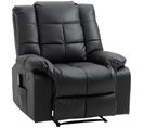 Fauteuil De Relaxation Massant Emilio Noir