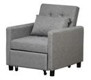 Fauteuil Chauffeuse Convertible Spezia Gris