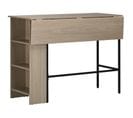 Table De Bar Extensible Galway Grise Et Noire