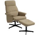 Fauteuil Inclinable Avec Repose-pieds Watson Camel