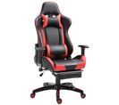 Fauteuil De Gaming Enzo Noir Et Rouge