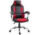 Fauteuil De Bureau Gaming Bruce Rouge Et Noir