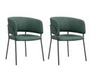 Lot De 2 Chaises Shirine Design Vert