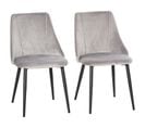 Lot De 2 Chaises Gena Grises