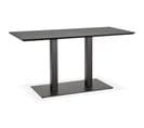 Table à Manger Bois Noir 150x70x54cm