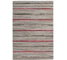 Tapis Fait Main Duarte 110 Natural Rouge 160 X 230 Cm Gris