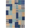 Tapis Fait Main Radical 315 Bleu Multicolore 160 X 230 Cm Bleu