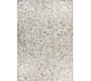 Tapis Géométrique Brillant Aux Touches Lumineuses 200 X 290 Cm Blanc