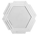 Miroir Mural Miroir Argent 85x80x1,6cm