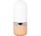 Lampe De Salon Bois Blanc 14x14x33cm