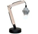 Lampe De Bureau Marbre Bois Clair 16x13x38,5cm