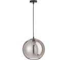 Suspension Boule Argent Verre 30x30x220cm