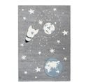 Tapis Enfant Australie Argent Yowah 120 X 170 Cm Gris