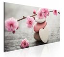 Tableau Fleurs De Cerisier Zen 150 X 50 Cm Rose