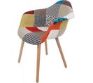 Fauteuil (x2) Bois Multicolore H. 46cm