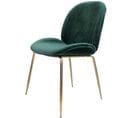 X2 Chaises Charlize Gold vert