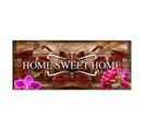 Tableau Bois Home Sweet Home En Bronze 70 X 25 Cm Marron