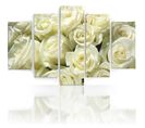 Tableau Roses Blanches 250 X 120 Cm Blanc