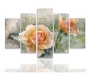 Tableau Une Rose De La 150 X 100 Cm Beige