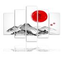 Tableau Paysage Japon 3 150 X 100 Cm Blanc