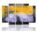 Tableau Abstraction 37 150 X 100 Cm Jaune