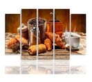 Tableau Petit Dejeuner English 100 X 70 Cm Marron