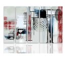 Tableau Boucliers 1 250 X 120 Cm Blanc