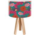 Lampe De Chevet Bois Multicolore 30x30x45cm