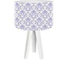 Lampe De Chevet Bois Violet 30x30x45cm