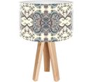 Lampe De Chevet Bois Multicolore 30x30x45cm