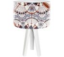 Lampe De Chevet Bois Multicolore 30x30x45cm