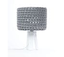 Lampe De Chevet Bois Gris 24x24x35cm