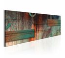 Tableau Art Abstrait 120 X 40 Cm Marron