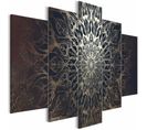 Tableau Hypnose Marron Large 200 X 100 Cm Marron