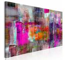 Tableau Pays De La Couleur 120 X 40 Cm Multicolore