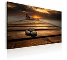 Tableau Endroit Paisible 120 X 80 Cm Marron