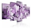 Tableau Vague Violette 200 X 100 Cm Violet