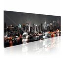 Tableau Rêve New-yorkais 135 X 45 Cm Noir