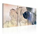 Tableau Croquis De Tulipes 120 X 60 Cm Beige