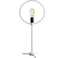 Lampe De Table En Acier Blanc