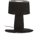 Lampe Avec Abat-jour Tissu Noir 25x25x38