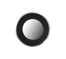 Miroir Mural Rond Argent Noir 3x51x51cm