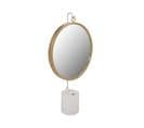 Miroir De Table Rond Or Blanc 14x41x75cm